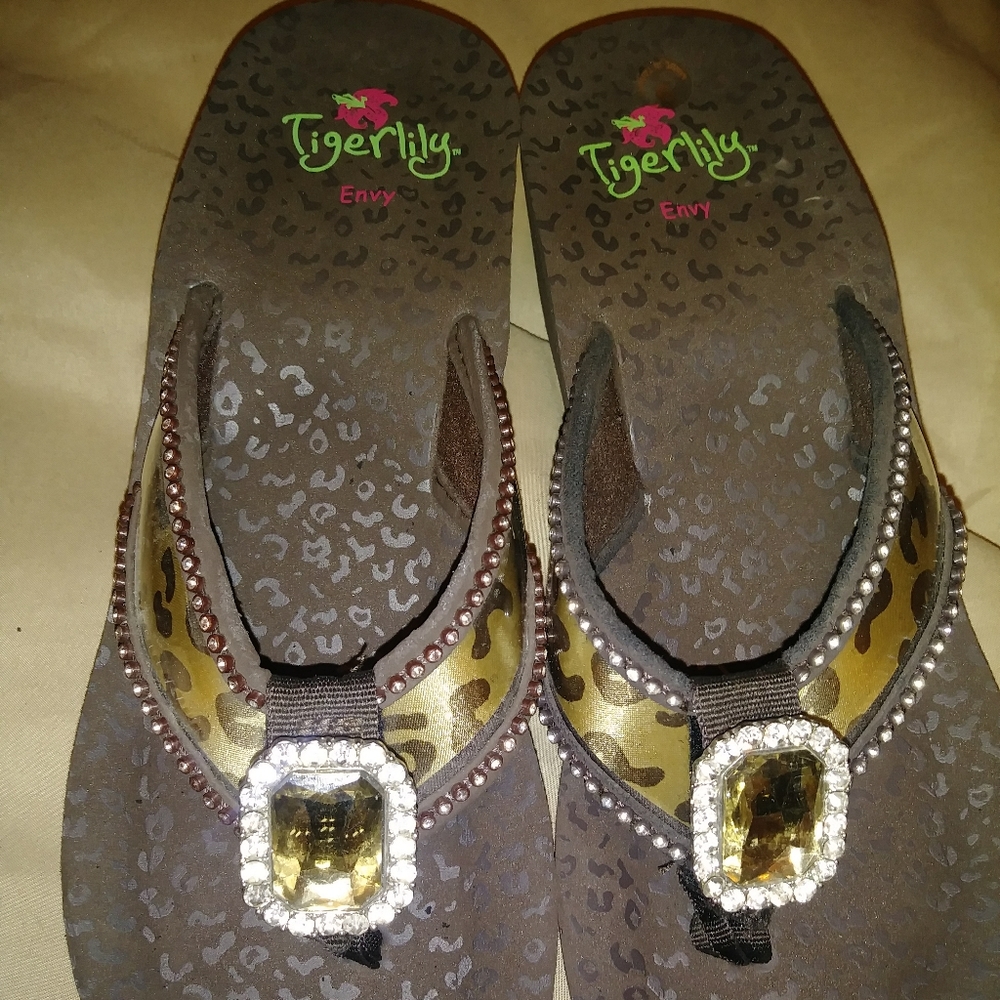 Tigerlily flip flops